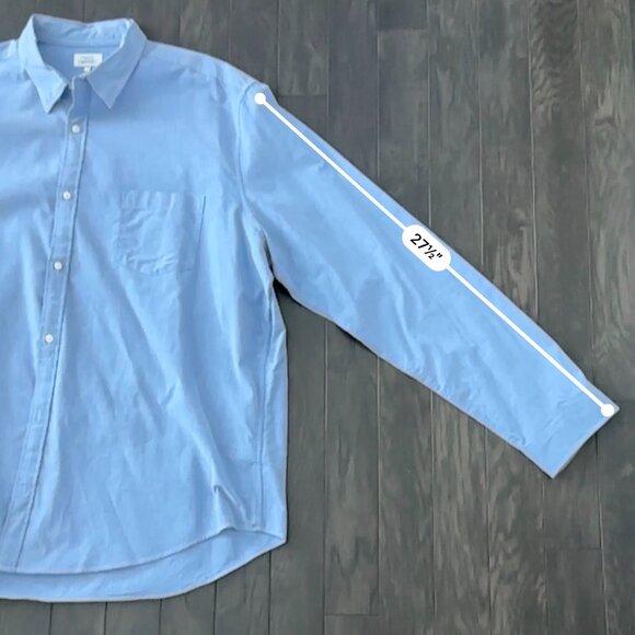 Next Blue 3XL Long-Sleeve Shirt 100% Cotton - Picture 12 of 12